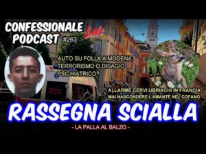 Rassegna Scialla: auto sulla folla a Modena, cervi ubriachi, amante  | #ConfessionalePodcast 263