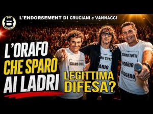 Il gioielliere che sparò ai rapinatori: legittima difesa? – L’appoggio di Vannacci e Cruciani