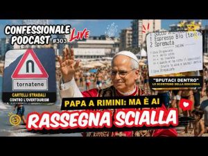 Il Papa a Rimini ma &egrave; AI | &ldquo;sputaci dentro&rdquo;, la comanda diventa famosa | #ConfessionalePocast 303